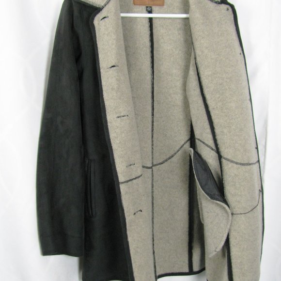 OUTBACK TRADING CO MICROSUEDE SWING COAT X Sm Choc - Picture 5 of 8